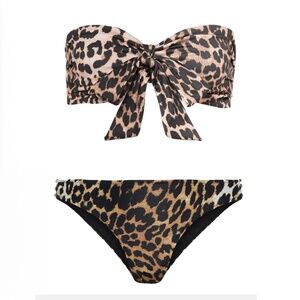 GANNI Bikini leopard print Size 40